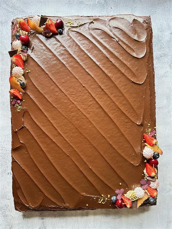 Chokoladekage plade