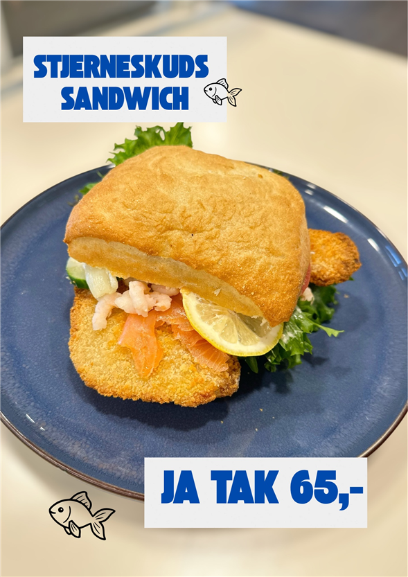 ⭐️STJERNESKUDS-SANDWICH ⭐ Kun 65,- 😍
