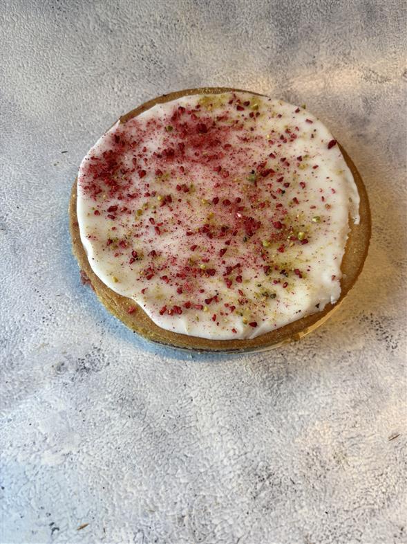 Hindbærsnittetærte